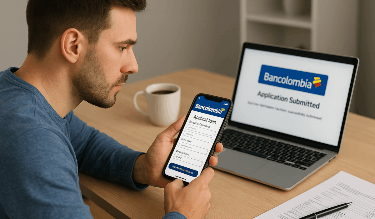 Information on the rates and terms of the Bancolombia loan