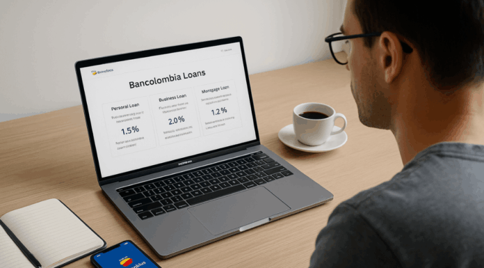 Information on the Rates and Terms of the Bancolombia Loan