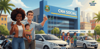 CNH Social 2026: Guia completo para solicitar a carteira de motorista gratuita online no Brasil
