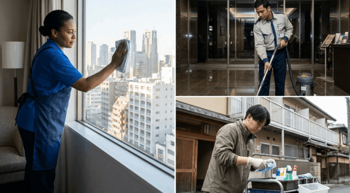 Cleaning Jobs in Japan for Foreigners